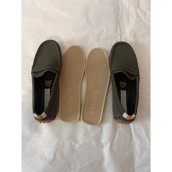 Rothy's Women's Loafers - Olive Green - Picture 6 of 9